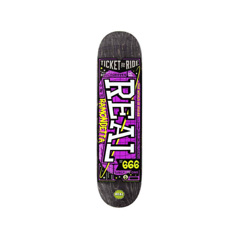 Skateboard Real Ramondetta ticket to ride 8.06