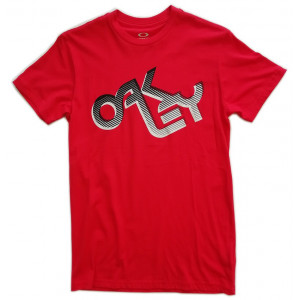 tee-shirt oakley retro fade 2.0 tee red line