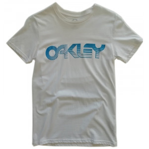 tee-shirt oakley retro fade 2.0 tee white