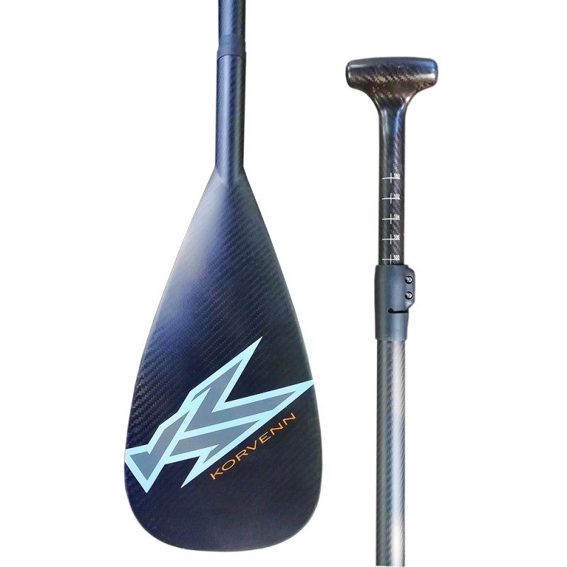 Pagaie pour Stand up Paddle SUP Jobe Carbon Pro 3 pièces Noire - Paddle Pagaie pour Stand up Paddle SUP Jobe Carbon Pro 3 pièces Noire - Paddle