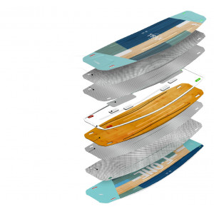 Planche F-one trax HRD Lite tech Glacier 2022