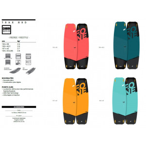 planche f.one trax hrd carbone 2020 nue