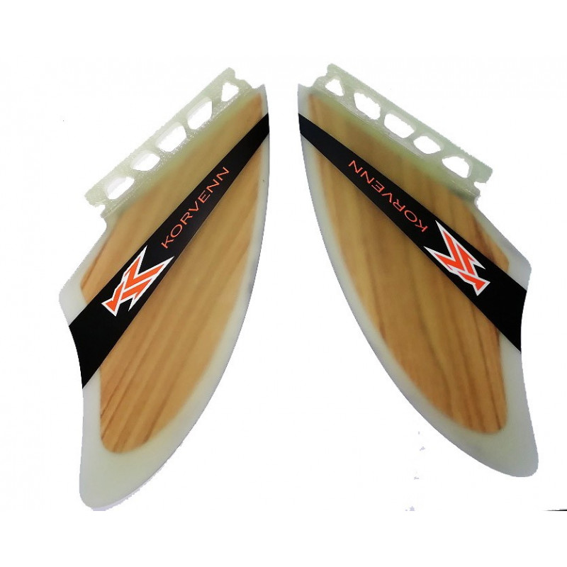 Ailerons twins pour Retro Fish 5"