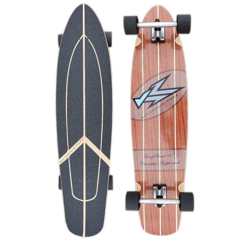 Long Skate complet Korvenn Classic Wood serie 40"