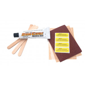 Kit résine UV polyester Fiberfill Suncure