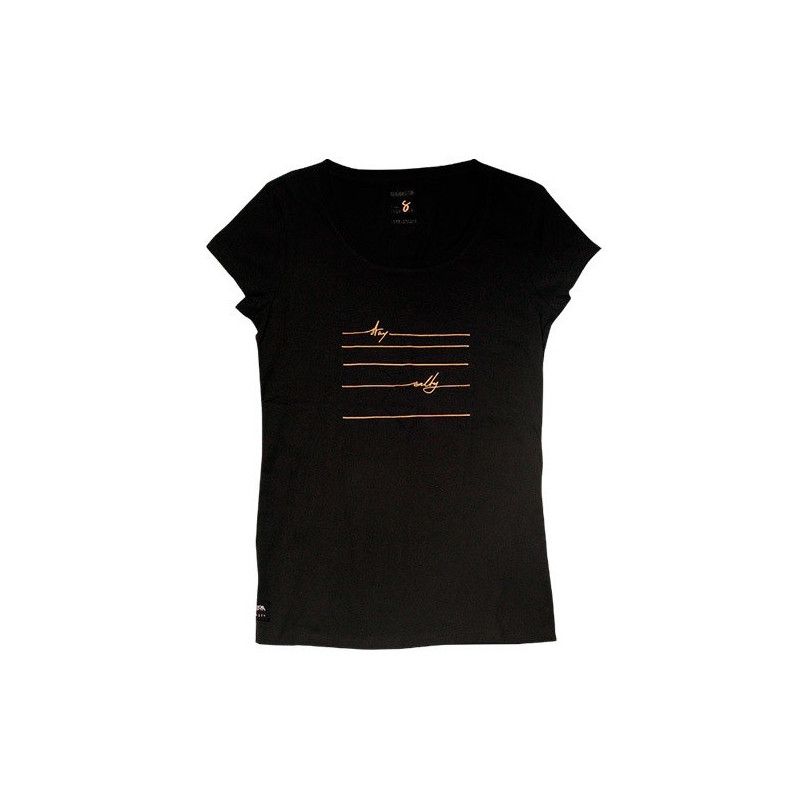 T-Shirt Femme Manera Lines Black 2021