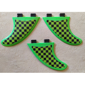 Ailerons Thruster 3DFINS FCS1 Blue Checker