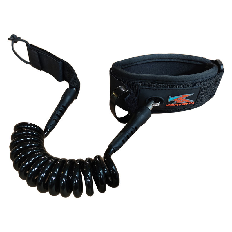 Leash De Bodyboard Sniper Deluxe - Modèle Poignet, Câble Uréthane 7mm, Double Émerillon, Rembourré