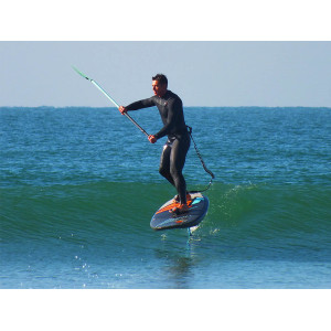 Planche de wing surf et paddle foil Korvenn en Bamboo Bleu