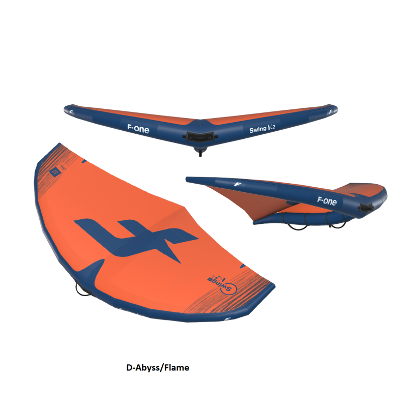 Wing F-one Swing V2 orange bleu
