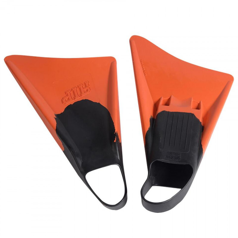 Palmes bodyboard RIP orange et noir