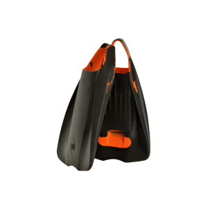 Palmes bodyboard pod fins PF1 orange et noir