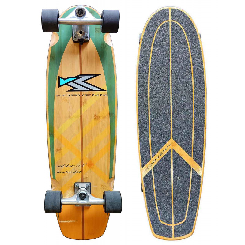 Surf Skate complet Korvenn bamboo serie 33