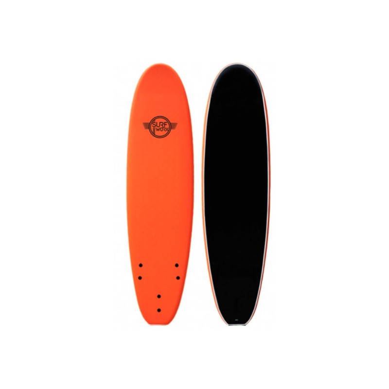 Surf en mousse Surfworks base Mini Malibu orange