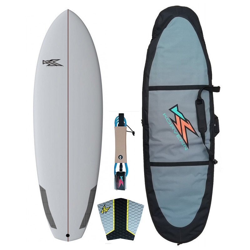 Pack Korvenn Surf + Leash + Housse