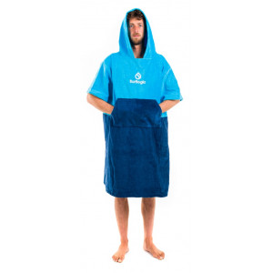 Poncho surflogic Cyan Navy