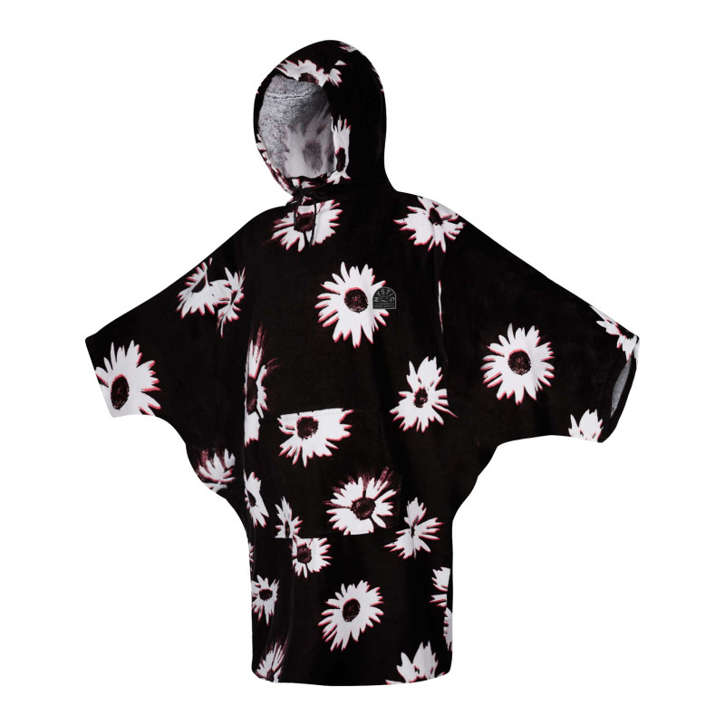 Poncho Mystic Noir & Blanc Femme