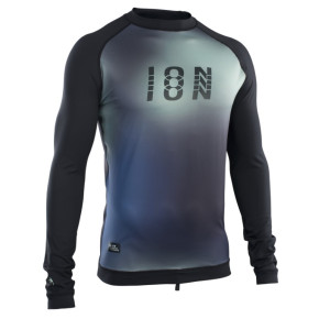 Top ION Lycra Rashguard Maze LS manches Longues Blue Gradient