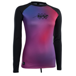 Top ION Lycra Femme Rashguard Lizz LS manches Longues Pink Gradient