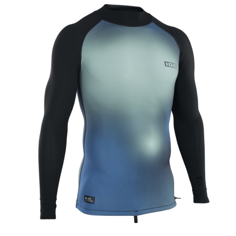 Lycra Top Neo ION LS manches Longues 0.5 mm Blue Gradient