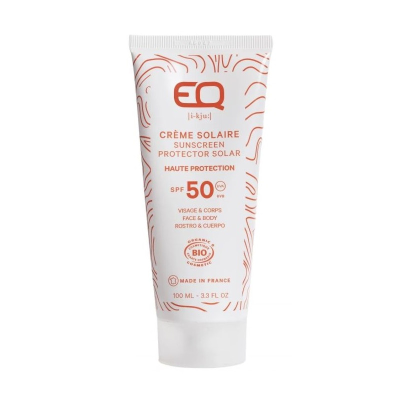 Crème Solaire Bio EQ Evoa Visage & corps SPF 50 100 ML