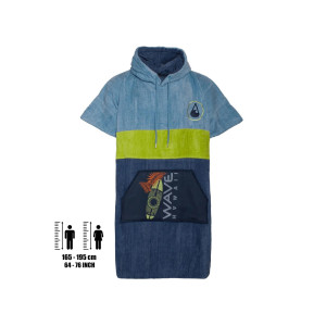 Poncho Wave Hawaii Kapalua velours de coton