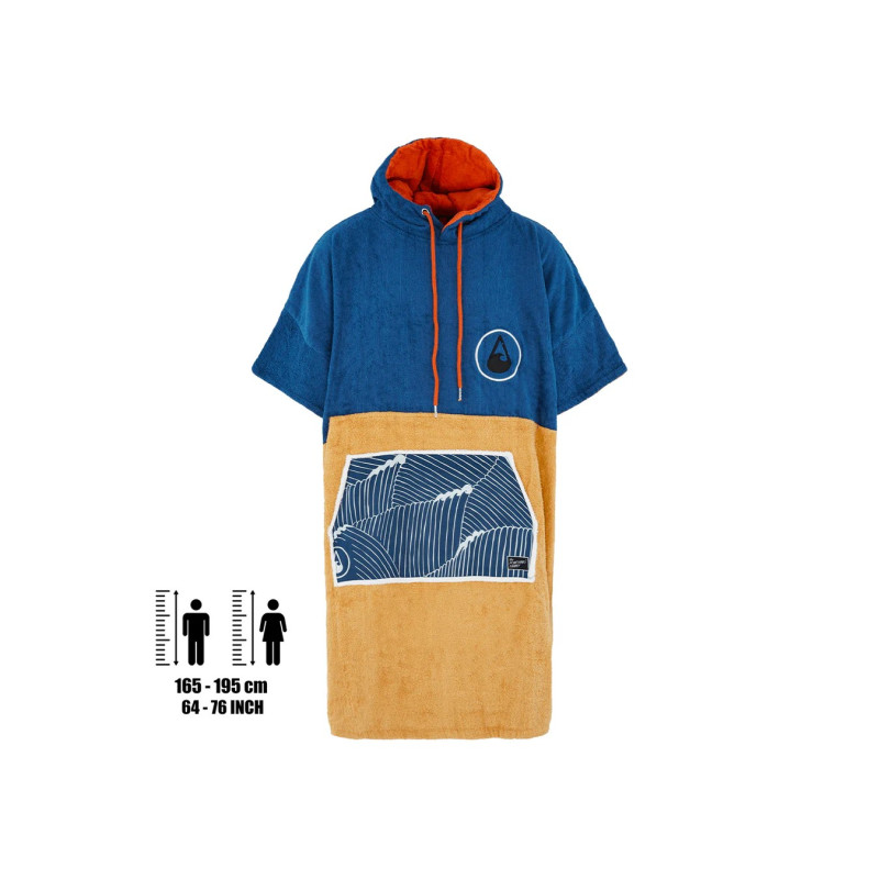 Poncho Wave Hawaii flow en bambou