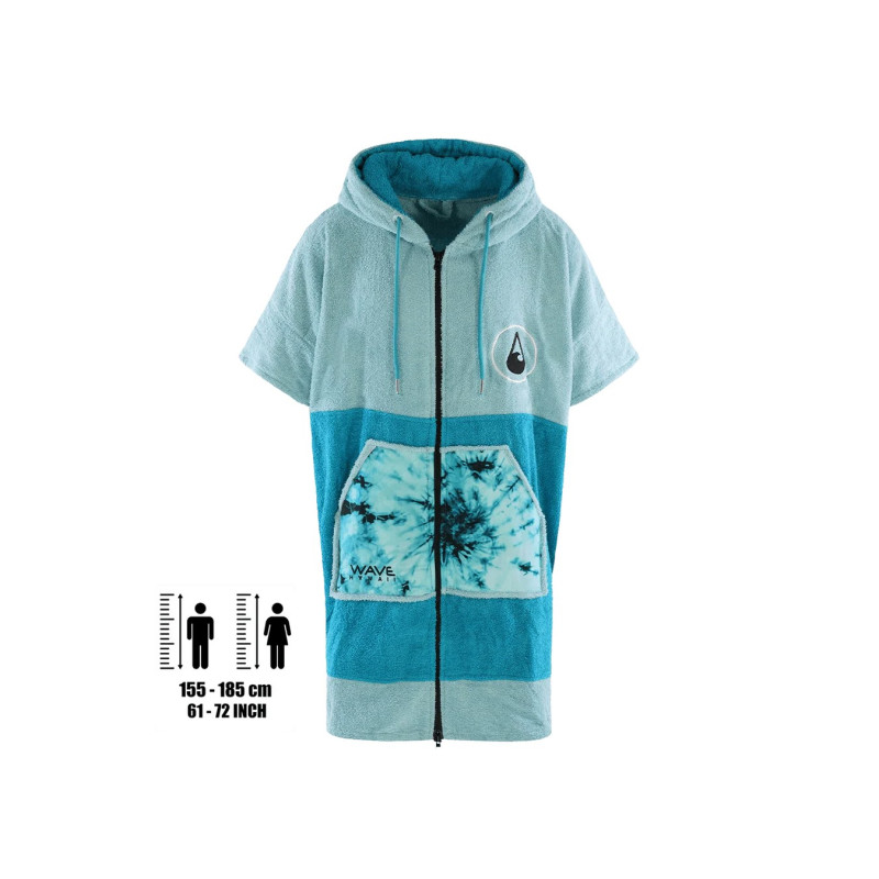 Poncho Wave Hawaii à fermeture éclair Flyh