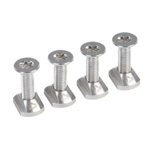 Foil Track Nuts Duotone inox M8 + Visserie M8 x 25 mm (4pcs)