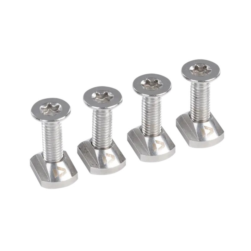 Foil Track Nuts Duotone inox M8 + Visserie M8 x 25 mm (4pcs)